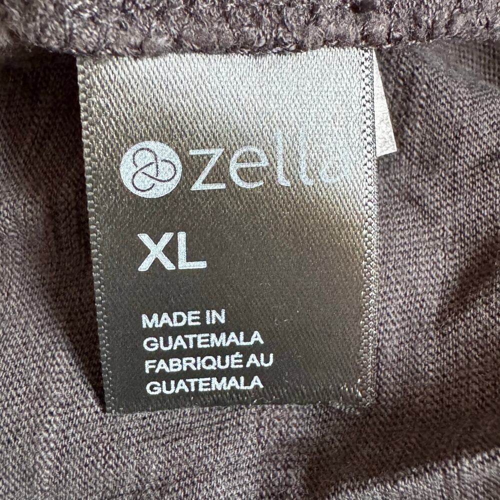 Zella Long Sleeve Top Black Relaxed Fit Crew Neck Women Size XL NWOT - Picture 8 of 9